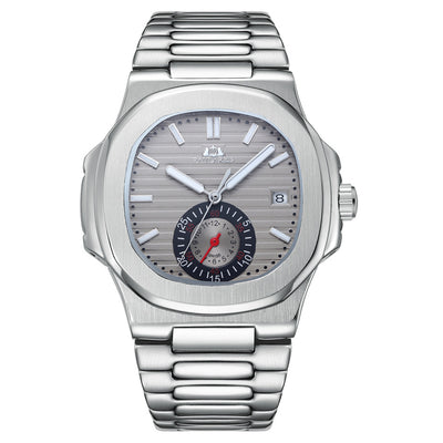 Reloj de Acero Inoxidable para Hombre con Correa de Malla - Image 12