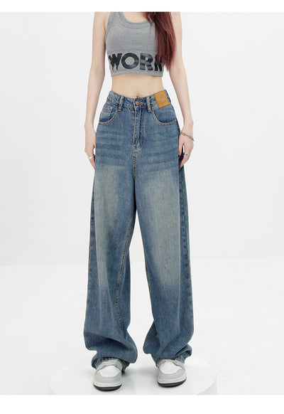 Jeans Retro Azul Holgados de Corte Recto - Image 31