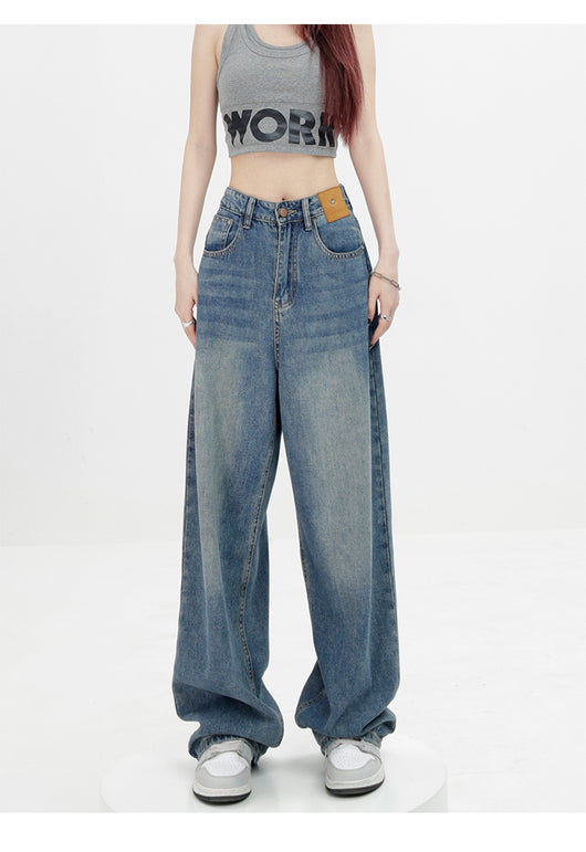 Jeans Retro Azul Holgados de Corte Recto - Image 31