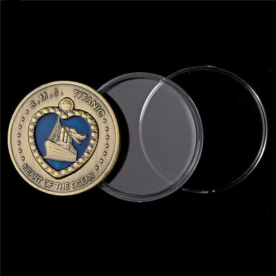 Moneda Conmemorativa Corazón del Océano Titanic - Image 2