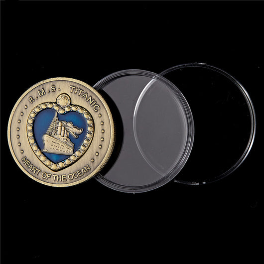 Moneda Conmemorativa Corazón del Océano Titanic - Image 2