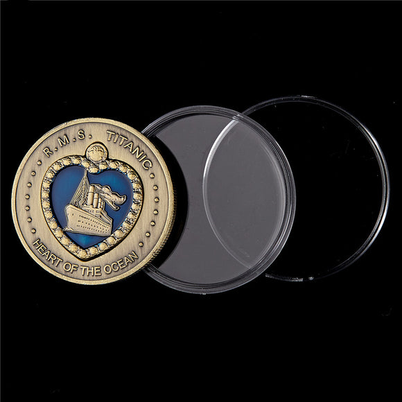 Moneda Conmemorativa Corazón del Océano Titanic