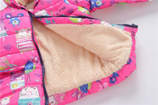 Chaqueta Acolchada con Capucha Graffiti Fashion Plus para Niños - Image 28