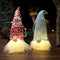 Muñeco Navideño sin Rostro con Luz LED Colgante