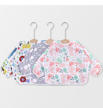 Babero Impermeable con Bolsillo Recolector para Bebés