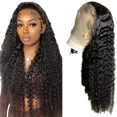 Peluca Rizada Frontal de Encaje con Cabello Rizado Pequeño Fibra Sintética Natural y Voluminosa - Image 5