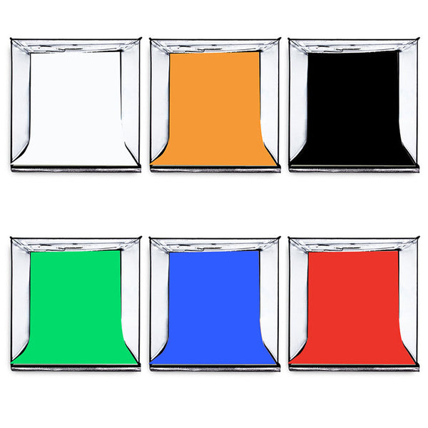 LED Light Box 40CM Foldable for Professional Photography with Dimmer