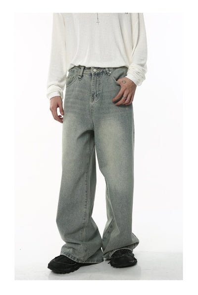 Conjunto de Camisa y Pantalón Oversized Lavado Desgastado en Blanco - Image 15