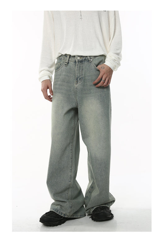 Conjunto de Camisa y Pantalón Oversized Lavado Desgastado en Blanco - Image 15