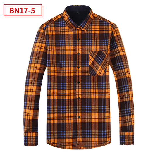 Camisa Abrigo Cuadros Cálida para Hombre - Estilo Casual Moderno - Image 26