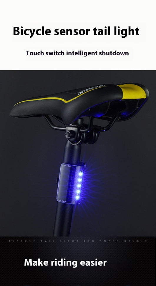 Luz de Advertencia Inteligente para Bicicleta con Sensor Táctil - Image 14