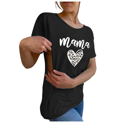 Camiseta Maternidad y Lactancia de Manga Corta para Mujer - Image 17