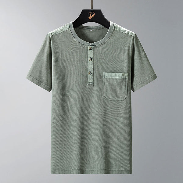 Camisa Slim Fit de Manga Corta para Hombre - Estilo Verano