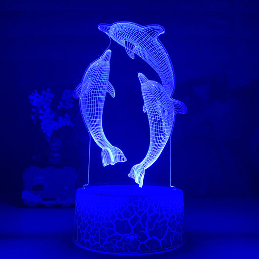 Lámpara LED 3D con Control Remoto por Tacto - Image 13