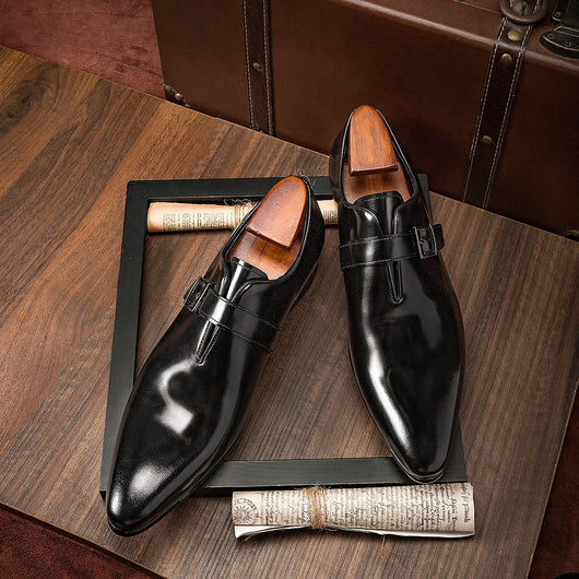 Zapatos de Cuero Penny Loafer para Hombre - Elegancia Casual Profesional - Image 12