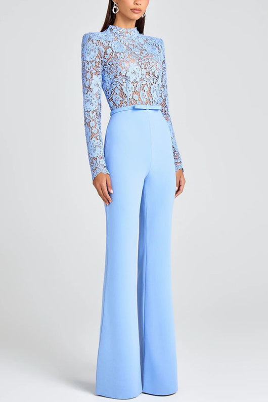 Jumpsuit de Encaje Elegante con Flecos para Mujer - Image 9