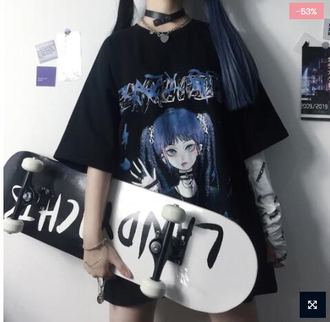 Playera Holgada para Adolescente - Diseño Oscuro Minimalista - Image 13