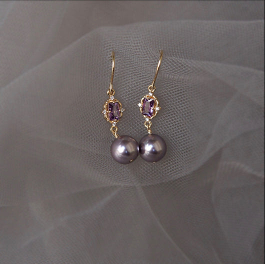 Aretes de Ametista Sueño Otoñal - Colección Exclusiva - Image 3