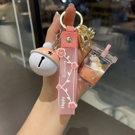 Llavero Taza de Té Lechoso Viral - Diseño Kawaii de Celebridad Internet - Image 13