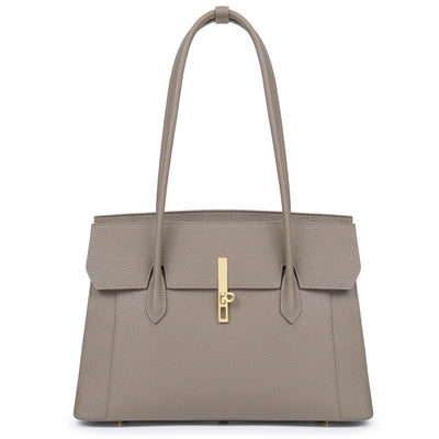 Bolso Tote de Gran Capacidad en Color Sólido para Mujer - Image 4