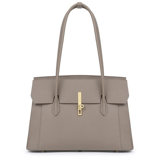 Bolso Tote de Gran Capacidad en Color Sólido para Mujer - Image 4