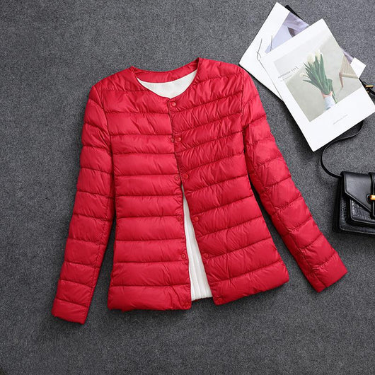 Chaqueta Térmica Ligera Cuello Redondo para Mujer - Image 7