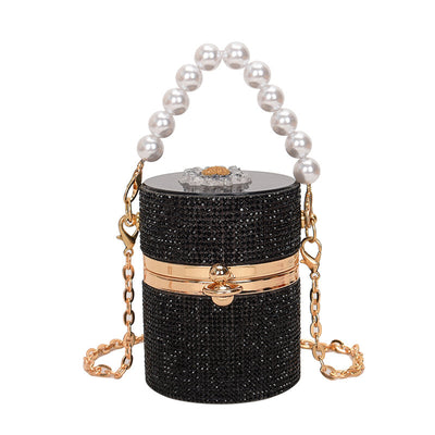Bolso de Noche con Cadena Acrílico Cristales Brillantes - Image 7