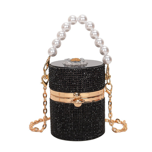 Bolso de Noche con Cadena Acrílico Cristales Brillantes - Image 7