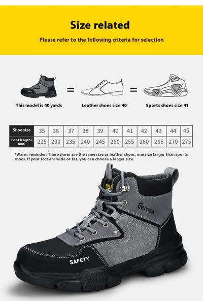 Zapatos de Seguridad Antiaplastamiento y Antipunzante Ligeros y Cómodos - Image 10
