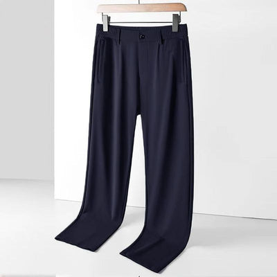 Pantalones Rectos Holgados Ice Silk para Hombre - Image 3