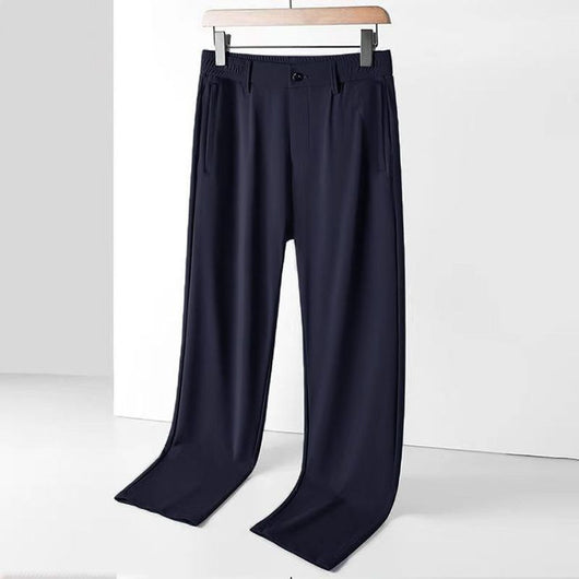 Pantalones Rectos Holgados Ice Silk para Hombre - Image 3