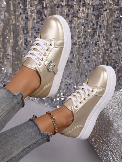 Zapatillas Deportivas de Cuero con Suela Flexible para Mujer - Image 8