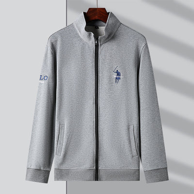 Chaqueta Casual de Algodón con Cierre y Bordados para Hombre - Image 7