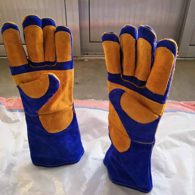 Guantes de Cuero Profesionales para Soldadura Industrial con Protección Laboral - Image 12