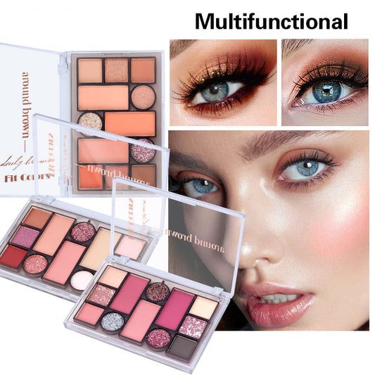 Paleta de Sombras Tierra Nacaradas Mate