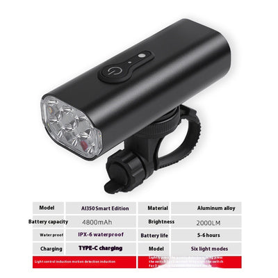 Faro Delantero USB Recargable para Bicicleta - Kit Completo de Iluminación - Image 4