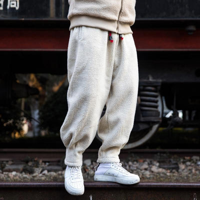 Pantalones de Lana de Cordero Gruesos y Cálidos para Hombre - Image 13