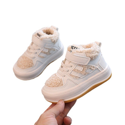 Zapatos de Algodón para Niñas con Lana de Cordero y Suela Antideslizante - Image 5