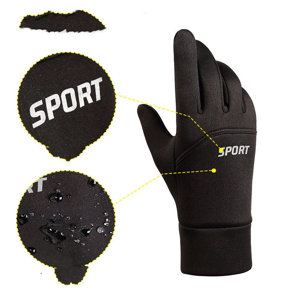 Guantes Impermeables para Conducción en Clima Frío con Pantalla Táctil