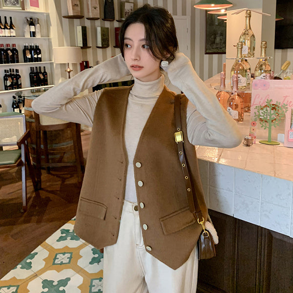 Chaleco Tejido Elegante para Mujer