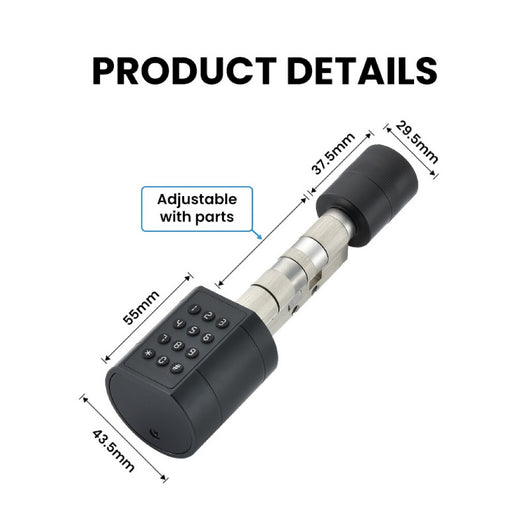 Candado Inteligente con Huella Dactilar, Bluetooth y Contraseña Ajustable - Image 7