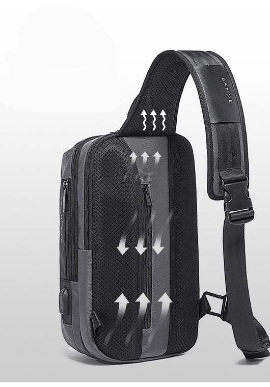 Mochila de Pecho con Carga USB para Aventuras al Aire Libre - Image 14
