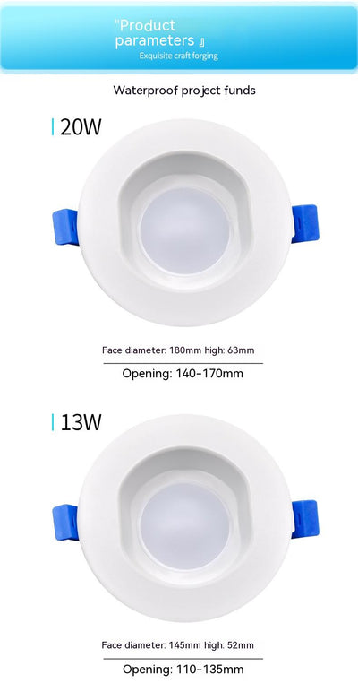 Lámpara LED Empotrada Resistente al Agua - Image 6