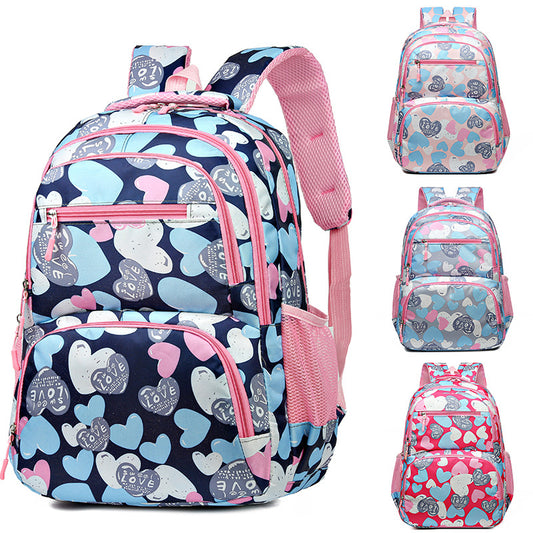 Mochila Escolar de Gran Capacidad con Alivio de Carga para Niños