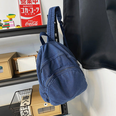 Mochila de Lona Lavada para Viajes y Uso Diario - Image 20