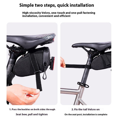 Bolsa Trasera Impermeable para Bicicleta con Luz LED Integrada - Image 15