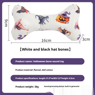 Juguete Interactivo Halloween Hueso con Sonido para Mascotas - Image 15