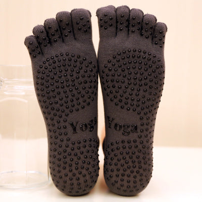 Calcetines Deportivos de Algodón con Dedos Separados Antideslizantes - Image 19
