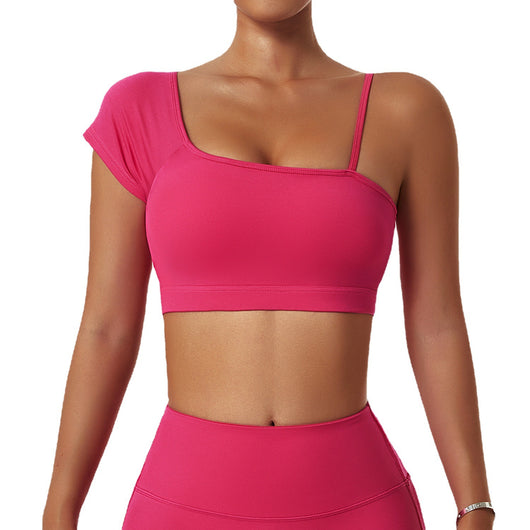 Conjunto Deportivo Mujer Yoga y Ciclismo con Top Deportivo Hombro Descubierto - Image 3