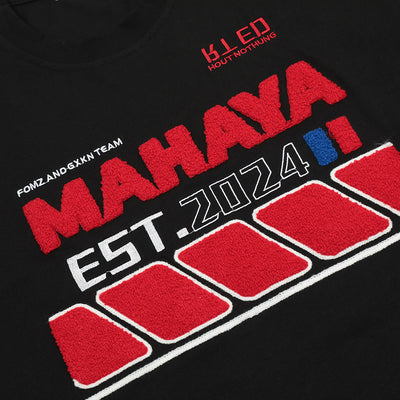 Camiseta Suelta con Letras Bordadas para Hombre - Image 5